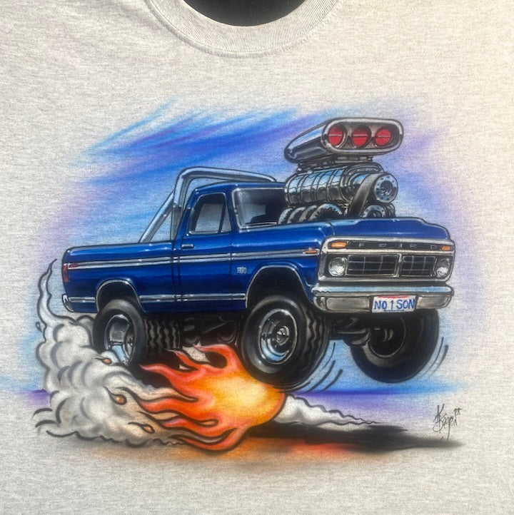 Custom Airbrushed Automotive T-Shirt from your Photo