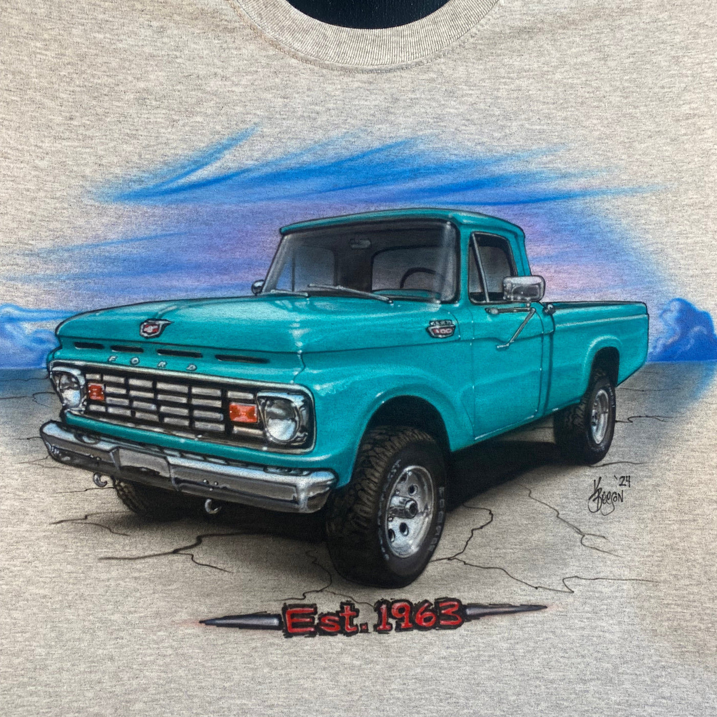 Custom Airbrushed Automotive T-Shirt from your Photo