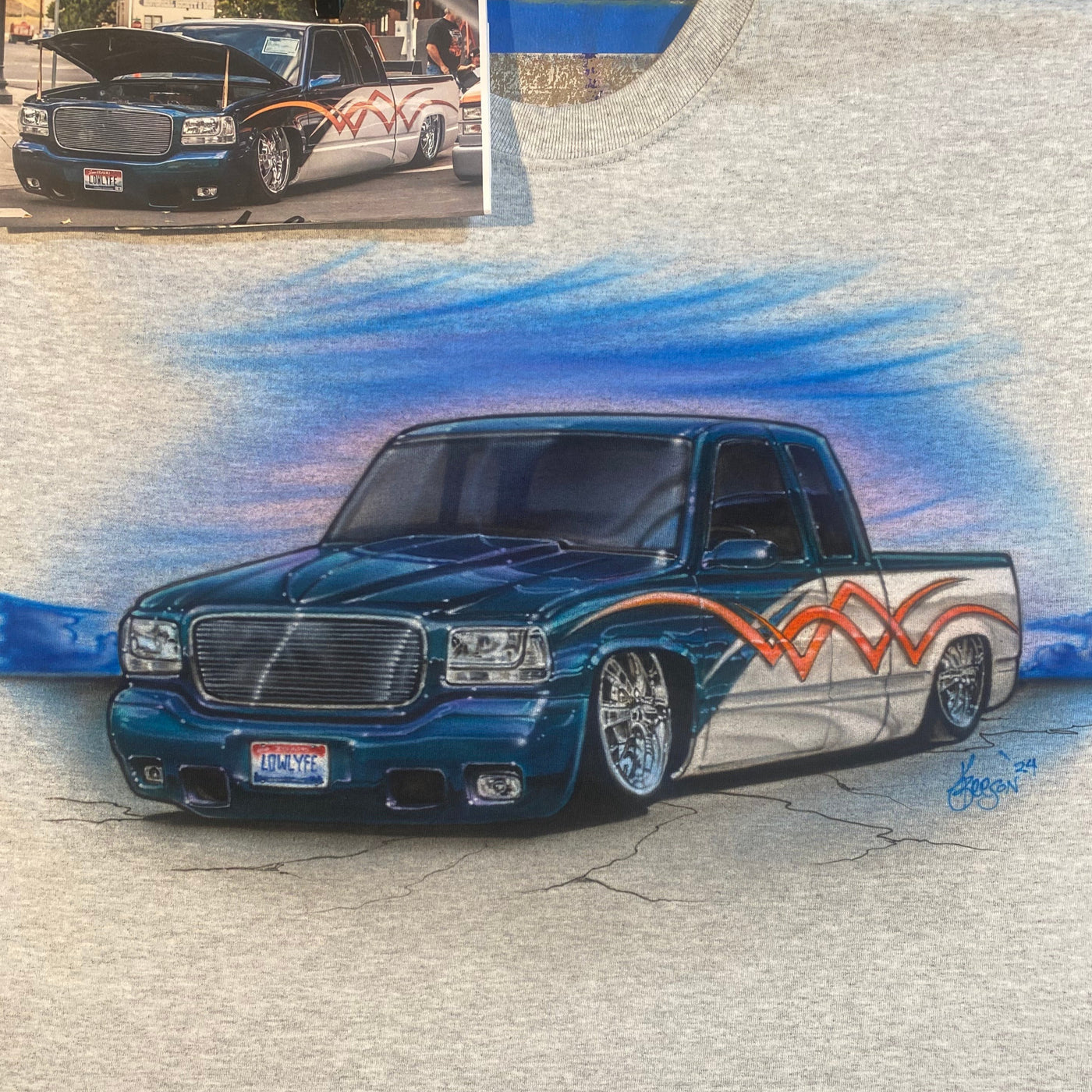 Custom Airbrushed Automotive T-Shirt from your Photo